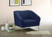 Hermosa Navy Velvet Chair - EZ Furniture of Mayfair (Philadelphia, PA)