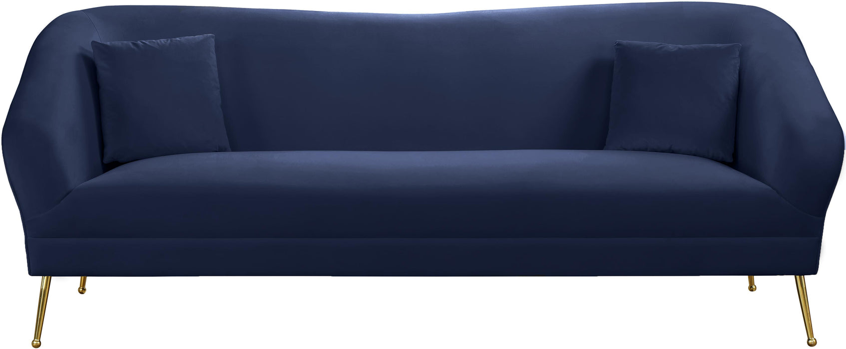 Hermosa Navy Velvet Sofa - EZ Furniture of Mayfair (Philadelphia, PA)