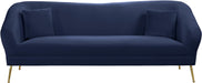 Hermosa Navy Velvet Sofa - EZ Furniture of Mayfair (Philadelphia, PA)
