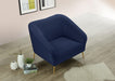 Hermosa Navy Velvet Chair - EZ Furniture of Mayfair (Philadelphia, PA)