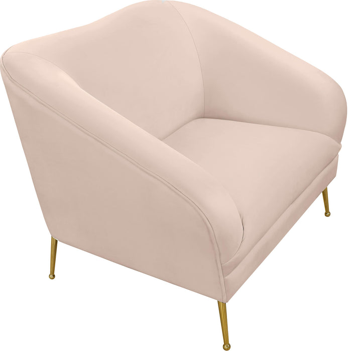 Hermosa Pink Velvet Chair - EZ Furniture of Mayfair (Philadelphia, PA)
