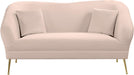 Hermosa Pink Velvet Loveseat - EZ Furniture of Mayfair (Philadelphia, PA)
