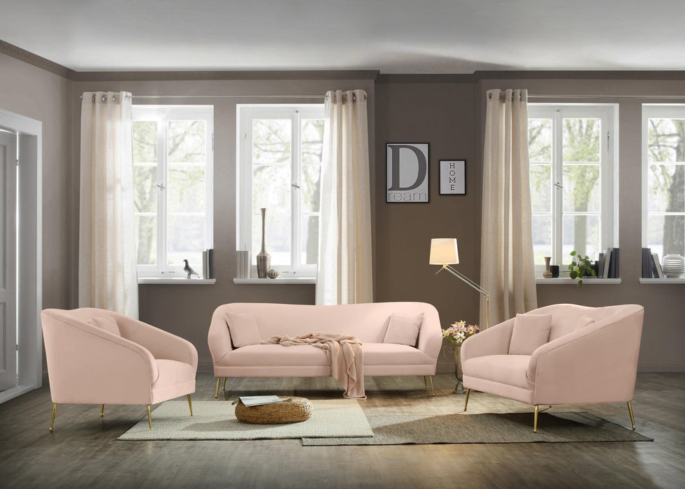 Hermosa Pink Velvet Sofa - EZ Furniture of Mayfair (Philadelphia, PA)