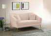 Hermosa Pink Velvet Loveseat - EZ Furniture of Mayfair (Philadelphia, PA)