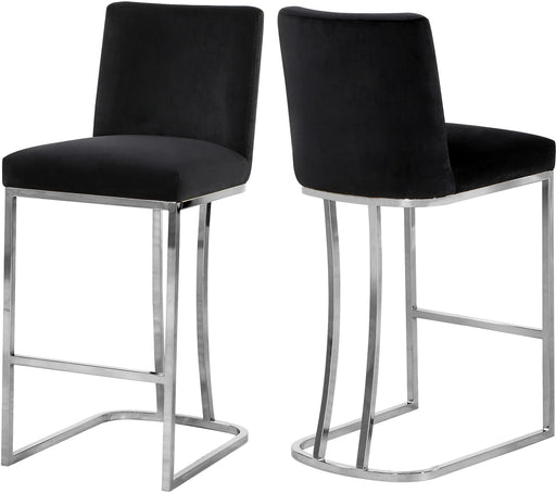 Heidi Black Velvet Stool - EZ Furniture of Mayfair (Philadelphia, PA)