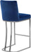 Heidi Navy Velvet Stool - EZ Furniture of Mayfair (Philadelphia, PA)