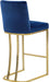 Heidi Navy Velvet Stool - EZ Furniture of Mayfair (Philadelphia, PA)