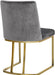 Heidi Grey Velvet Dining Chair - EZ Furniture of Mayfair (Philadelphia, PA)