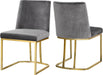 Heidi Grey Velvet Dining Chair - EZ Furniture of Mayfair (Philadelphia, PA)
