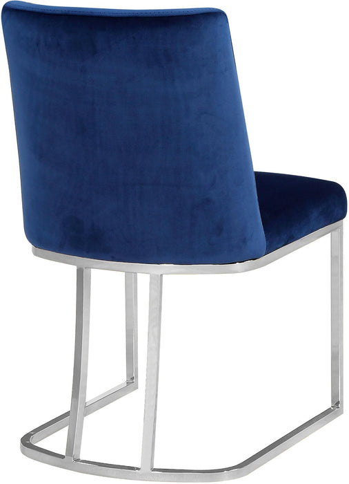Heidi Navy Velvet Dining Chair - EZ Furniture of Mayfair (Philadelphia, PA)