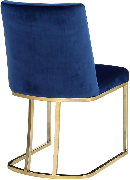 Heidi Navy Velvet Dining Chair - EZ Furniture of Mayfair (Philadelphia, PA)