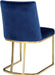 Heidi Navy Velvet Dining Chair - EZ Furniture of Mayfair (Philadelphia, PA)