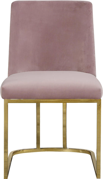 Heidi Pink Velvet Dining Chair - EZ Furniture of Mayfair (Philadelphia, PA)