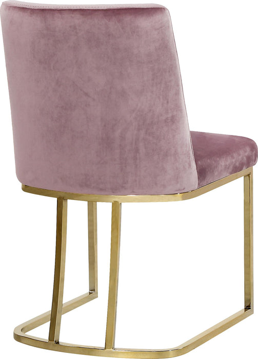 Heidi Pink Velvet Dining Chair - EZ Furniture of Mayfair (Philadelphia, PA)