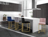 Heidi Navy Velvet Stool - EZ Furniture of Mayfair (Philadelphia, PA)