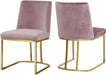 Heidi Pink Velvet Dining Chair - EZ Furniture of Mayfair (Philadelphia, PA)