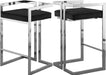 Ezra Black Velvet Stool - EZ Furniture of Mayfair (Philadelphia, PA)
