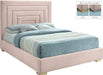 Nora Pink Velvet Full Bed image