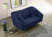 Hermosa Navy Velvet Loveseat - EZ Furniture of Mayfair (Philadelphia, PA)