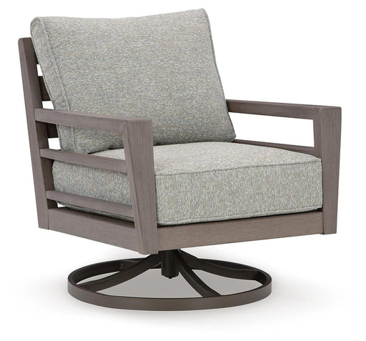 Hillside Barn Outdoor Swivel Lounge with Cushion - EZ Furniture of Mayfair (Philadelphia, PA)