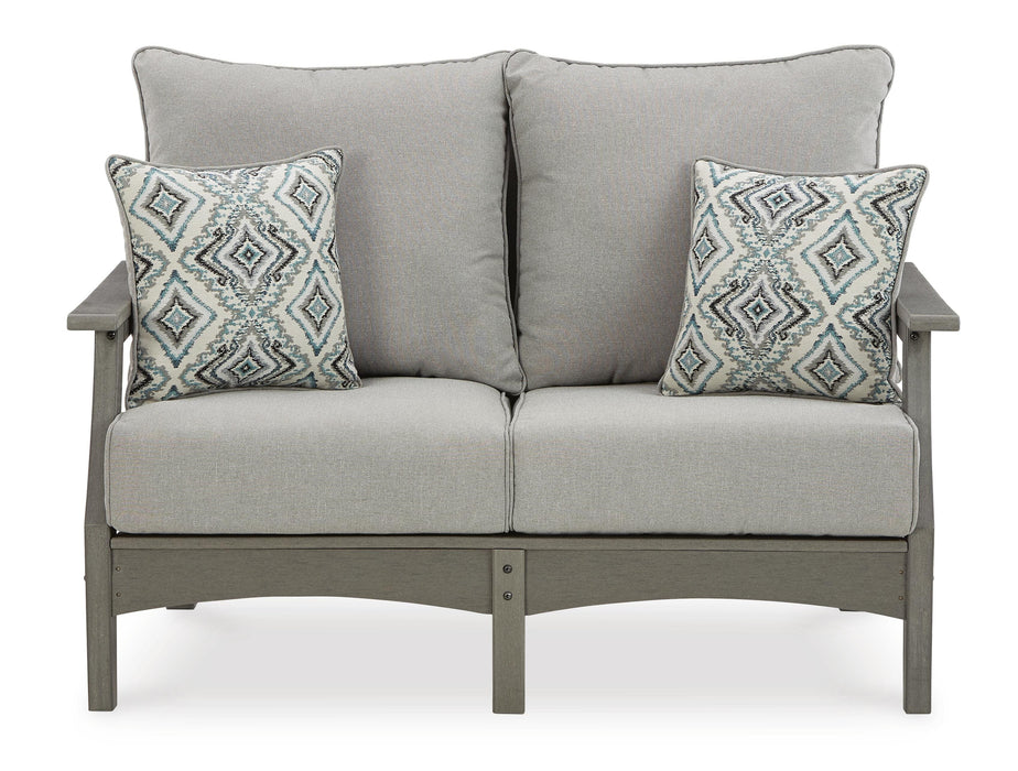 Visola Outdoor Sofa and Loveseat Set - EZ Furniture of Mayfair (Philadelphia, PA)