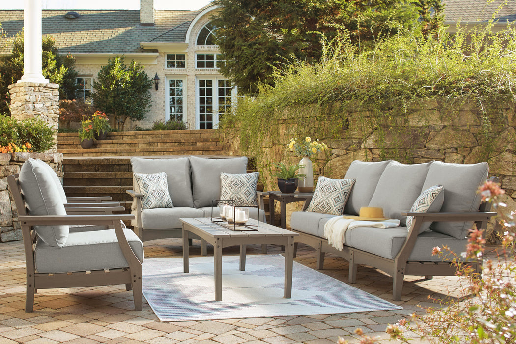 Visola Outdoor Sofa and Loveseat Set - EZ Furniture of Mayfair (Philadelphia, PA)