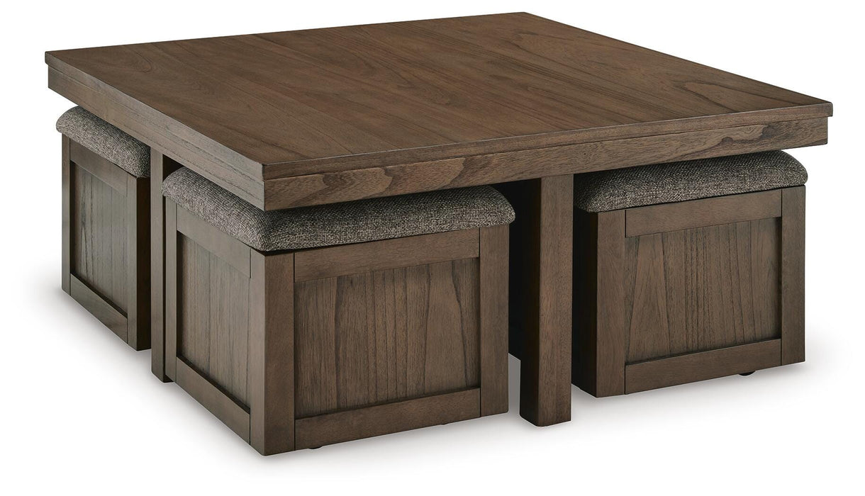 Boardernest Coffee Table with 4 Stools - EZ Furniture of Mayfair (Philadelphia, PA)