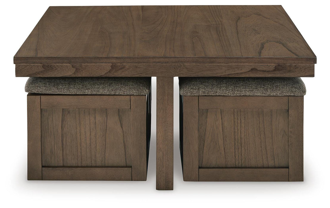 Boardernest Coffee Table with 4 Stools - EZ Furniture of Mayfair (Philadelphia, PA)