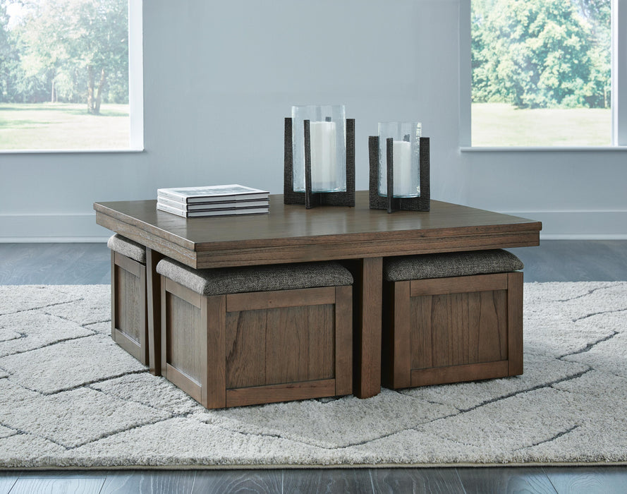 Boardernest Coffee Table with 4 Stools - EZ Furniture of Mayfair (Philadelphia, PA)