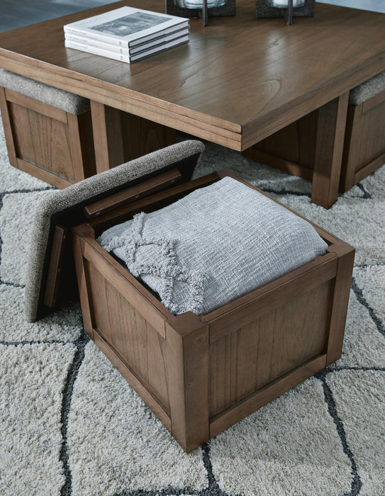Boardernest Coffee Table with 4 Stools - EZ Furniture of Mayfair (Philadelphia, PA)