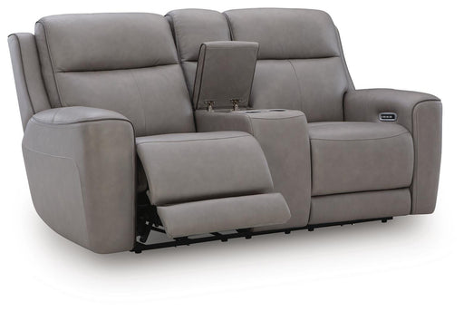 5Z-Comfort Power Reclining Loveseat with Console - EZ Furniture of Mayfair (Philadelphia, PA)
