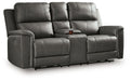 Bleckley Power Reclining Loveseat with Console - EZ Furniture of Mayfair (Philadelphia, PA)