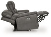 Bleckley Power Reclining Loveseat with Console - EZ Furniture of Mayfair (Philadelphia, PA)