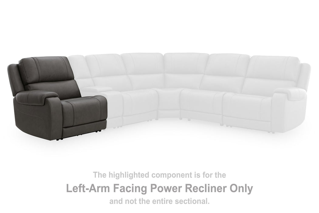 5Z - Pittson Power Reclining Sectional - EZ Furniture of Mayfair (Philadelphia, PA)