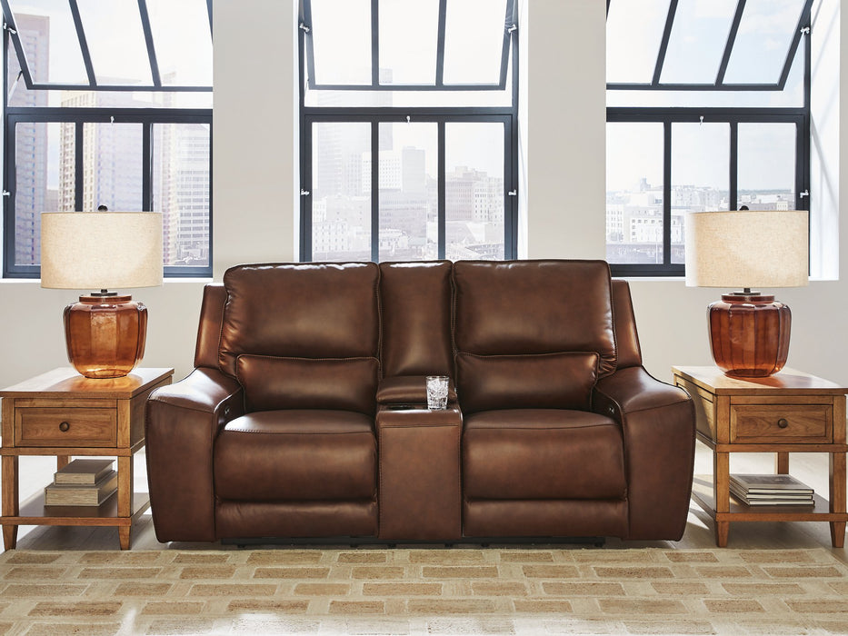 DeepWakes Power Reclining Loveseat with Console - EZ Furniture of Mayfair (Philadelphia, PA)
